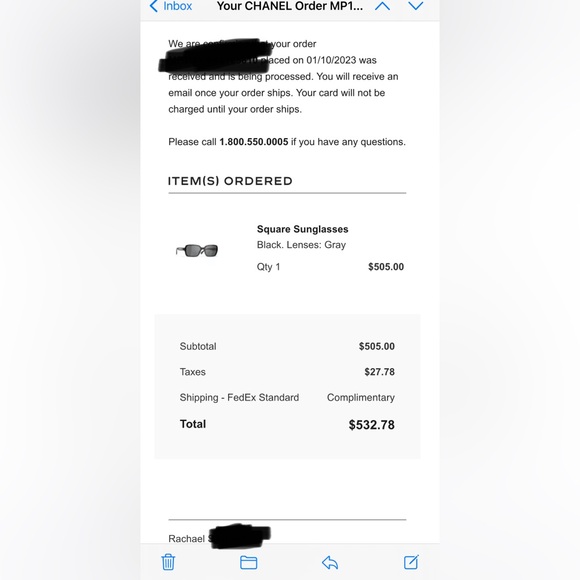 CHANEL Square Sunglasses - Picture 5 of 5